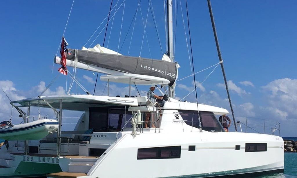 Catamaran Léopard de 45 pieds